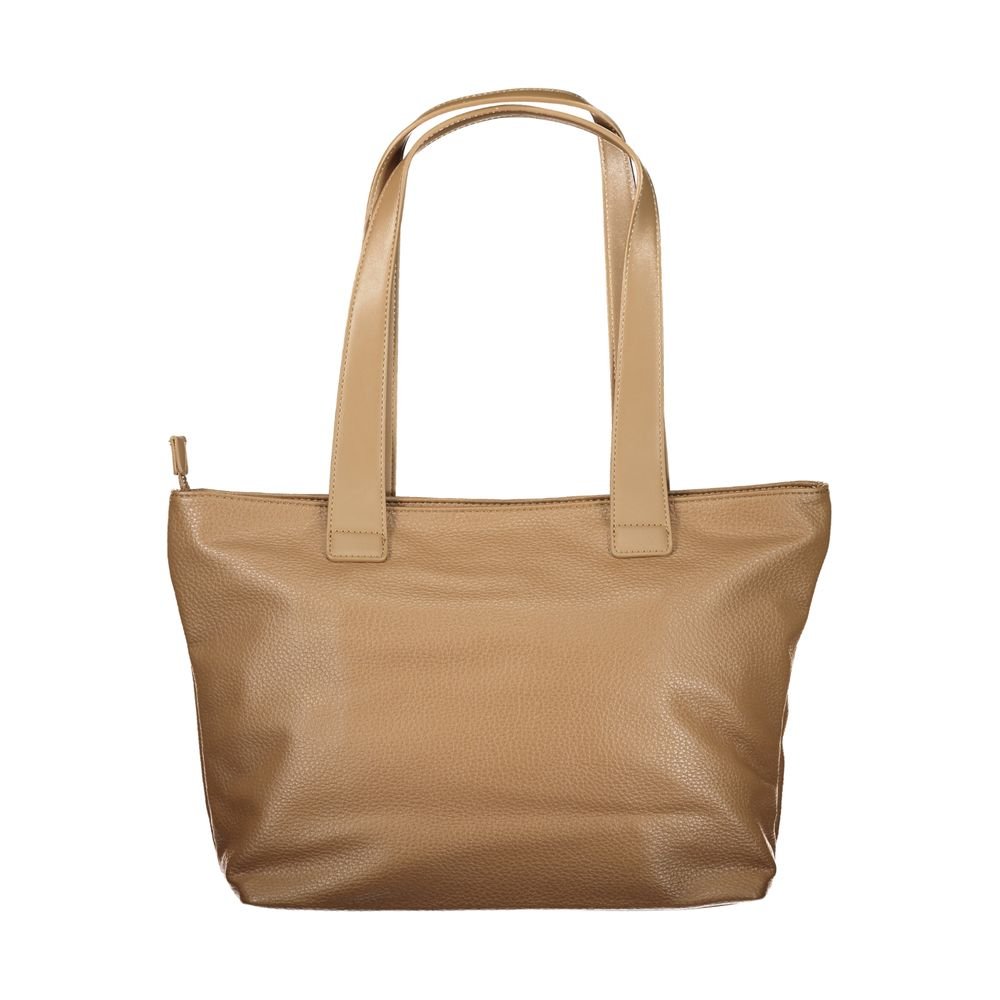 Brown Polyurethane Womens Bag - Image 2