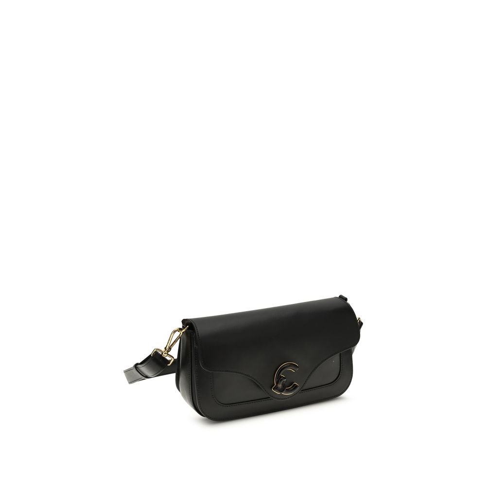 Black Calf Leather Bos Taurus Shoulder Bag - Image 2
