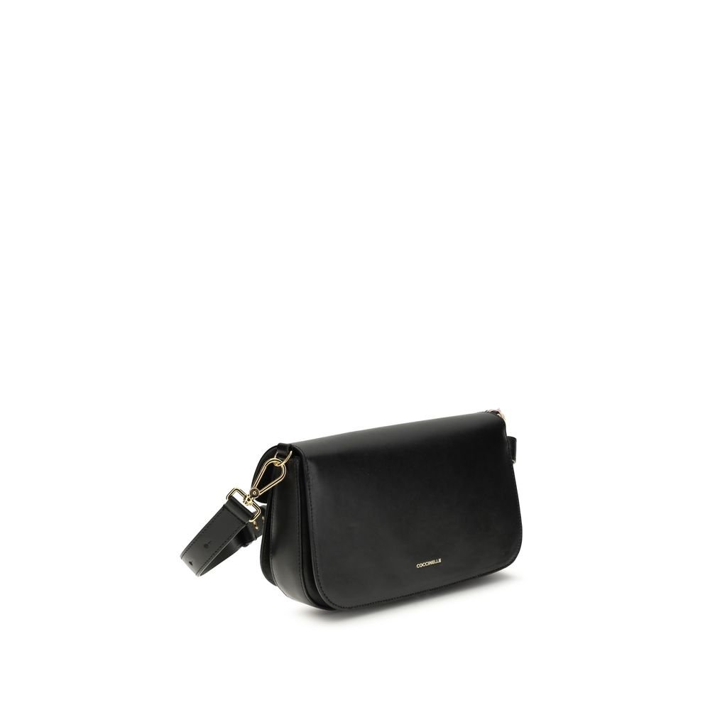 Black Calf Leather Bos Taurus Shoulder Bag - Image 3