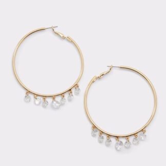 Gold Elastane Earrings