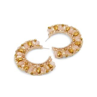 Brown Glass Earrings