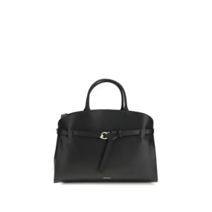 Black Calf Leather Bos Taurus Handbag