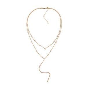 Gold Elastane Necklace