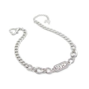 Silver Elastane Necklace