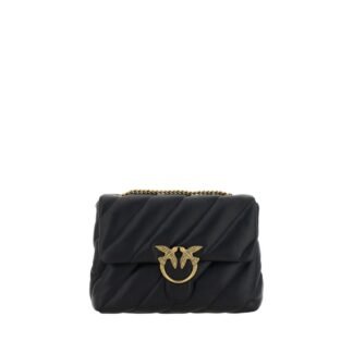 Black Calf Leather Bos Taurus Shoulder Bag