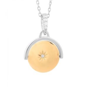 Gray Silver Necklace