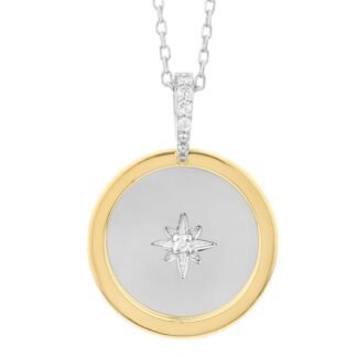 Gray Silver Necklace