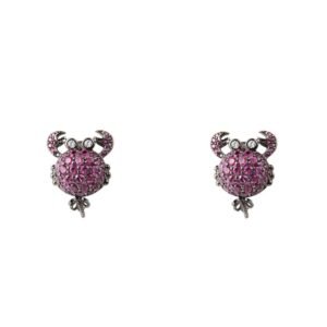 Bicolor Silver Earrings
