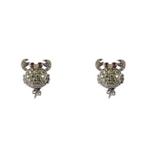 Black Silver Earrings