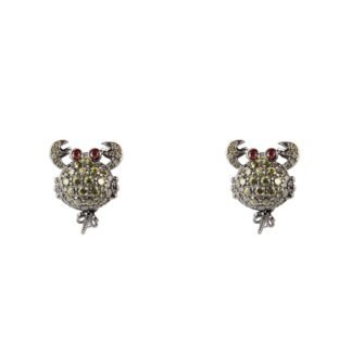 Black Silver Earrings