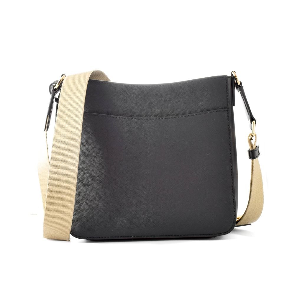 Black Canvas Crossbody Bag - Image 2