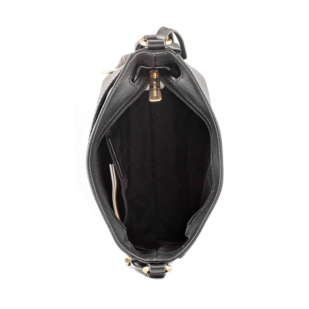 Black Canvas Crossbody Bag - Image 3