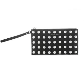 Brown Leather Clutch Bag