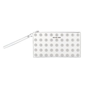 White Leather Clutch Bag