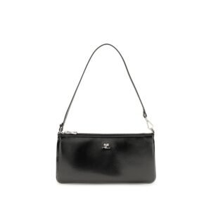 Black Cowhide Shoulder Bag