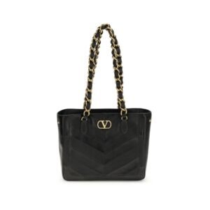 Black Napa Leather / Calf Bos Taurus Shoulder Bag