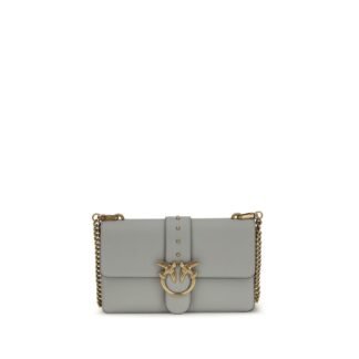 Gray Calf Leather Bos Taurus Shoulder Bag