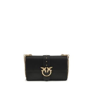 Black Calf Leather Bos Taurus Shoulder Bag