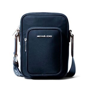 Blue Nylon Crossbody Bag