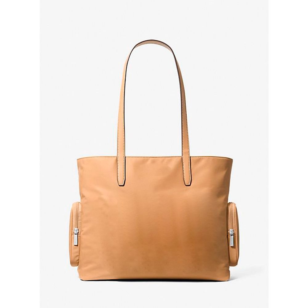 Brown Nylon Tote Bag - Image 2