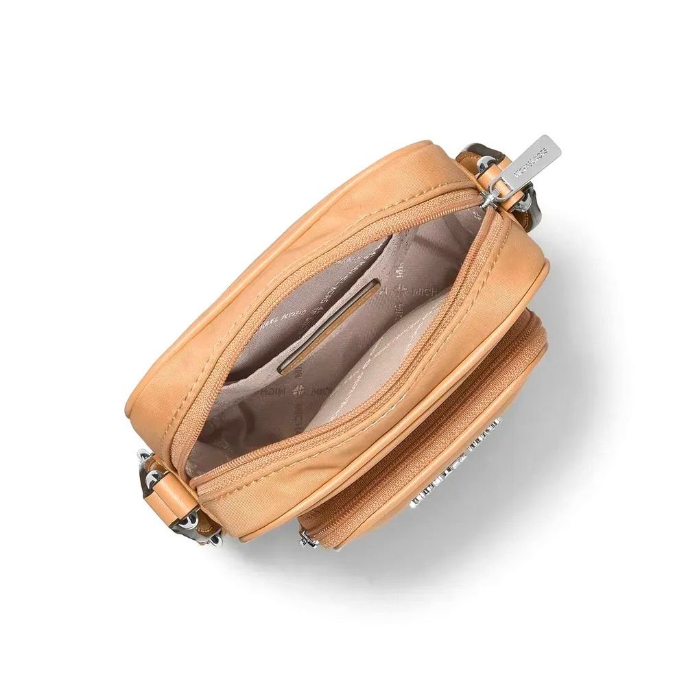 Brown Nylon Crossbody Bag - Image 3