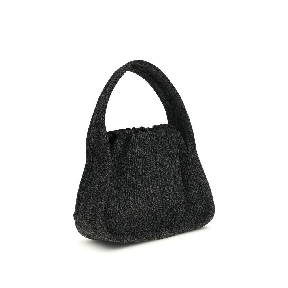 Black Polyester Handbag - Image 3