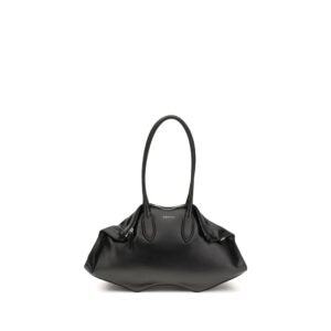 Black Calf Leather Bos Taurus Shoulder Bag