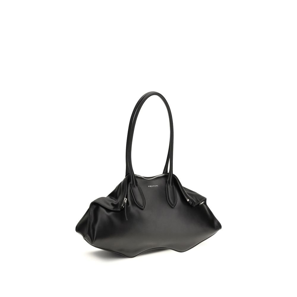 Black Calf Leather Bos Taurus Shoulder Bag - Image 2