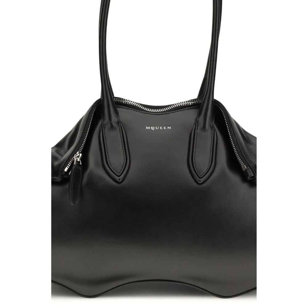 Black Calf Leather Bos Taurus Shoulder Bag - Image 4