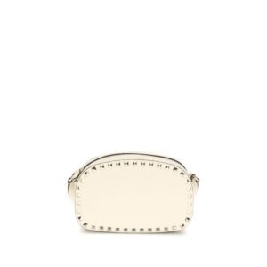 Beige Calf Leather Bos Taurus Shoulder Bag
