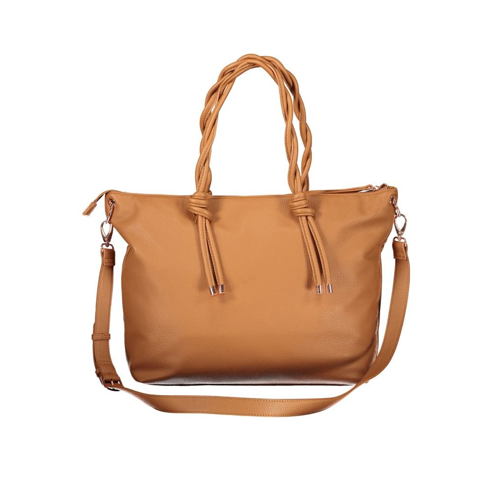 Brown Polyurethane Women's Bag - Image 2