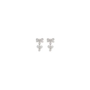 Silver Brass Earrings