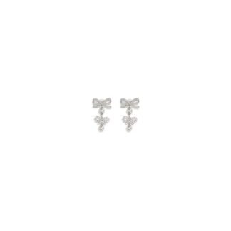 Silver Brass Earrings