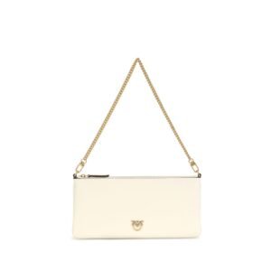 White Calf Leather Bos Taurus Shoulder Bag