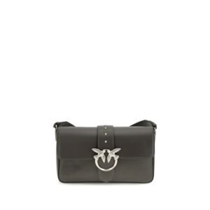 Bicolor Leather Shoulder Bag