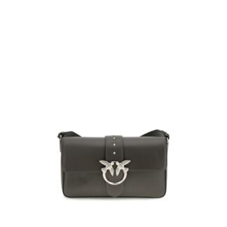 Bicolor Leather Shoulder Bag