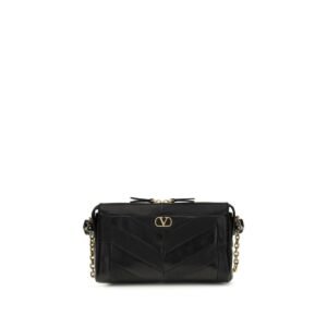Black Calf Leather Bos Taurus Shoulder Bag