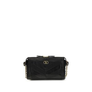 Black Calf Leather Bos Taurus Shoulder Bag