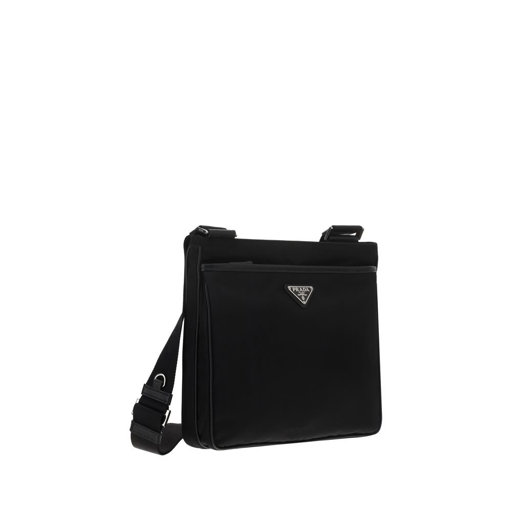 Black Nylon Shoulder Bag - Image 2