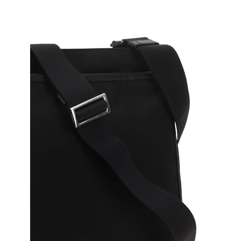 Black Nylon Shoulder Bag - Image 4