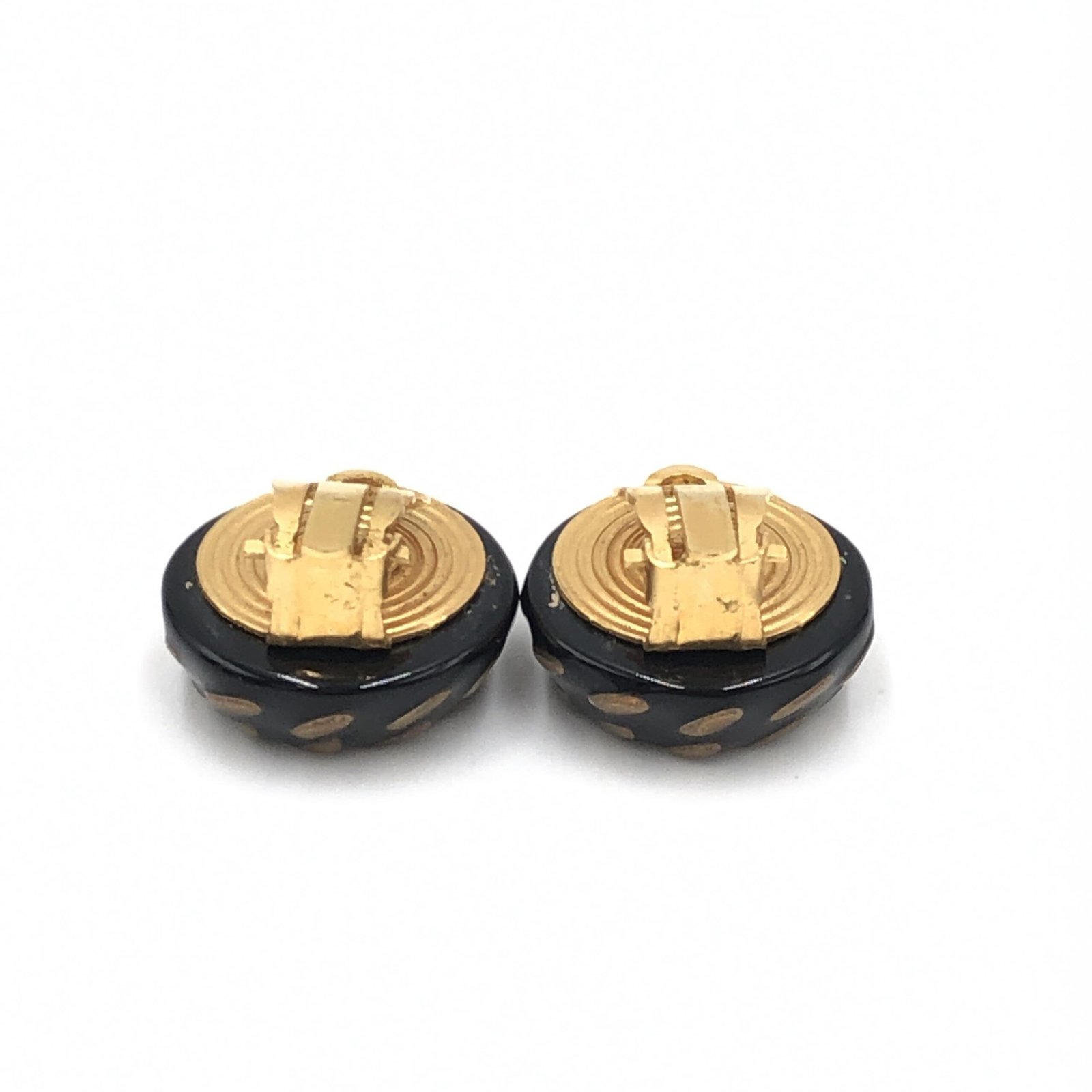 CC Button Clip-On Earrings - Image 7