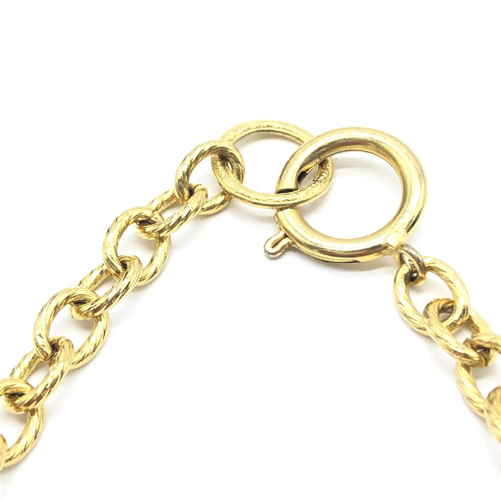 Gold Plated Chain Necklace With Bow Charms - Image 6