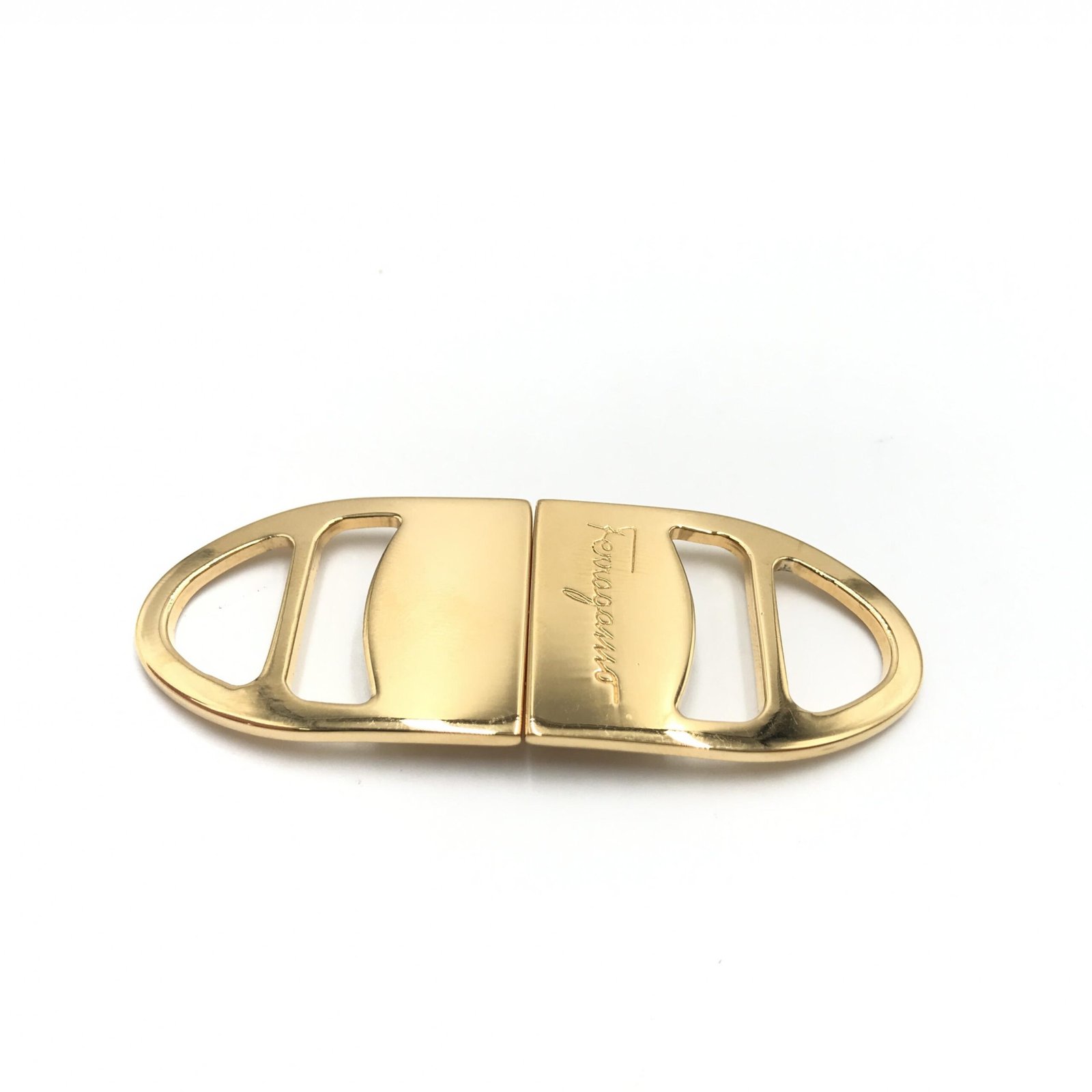 Salvatore Ferragamo Vara Metal Scarf Ring - Image 8