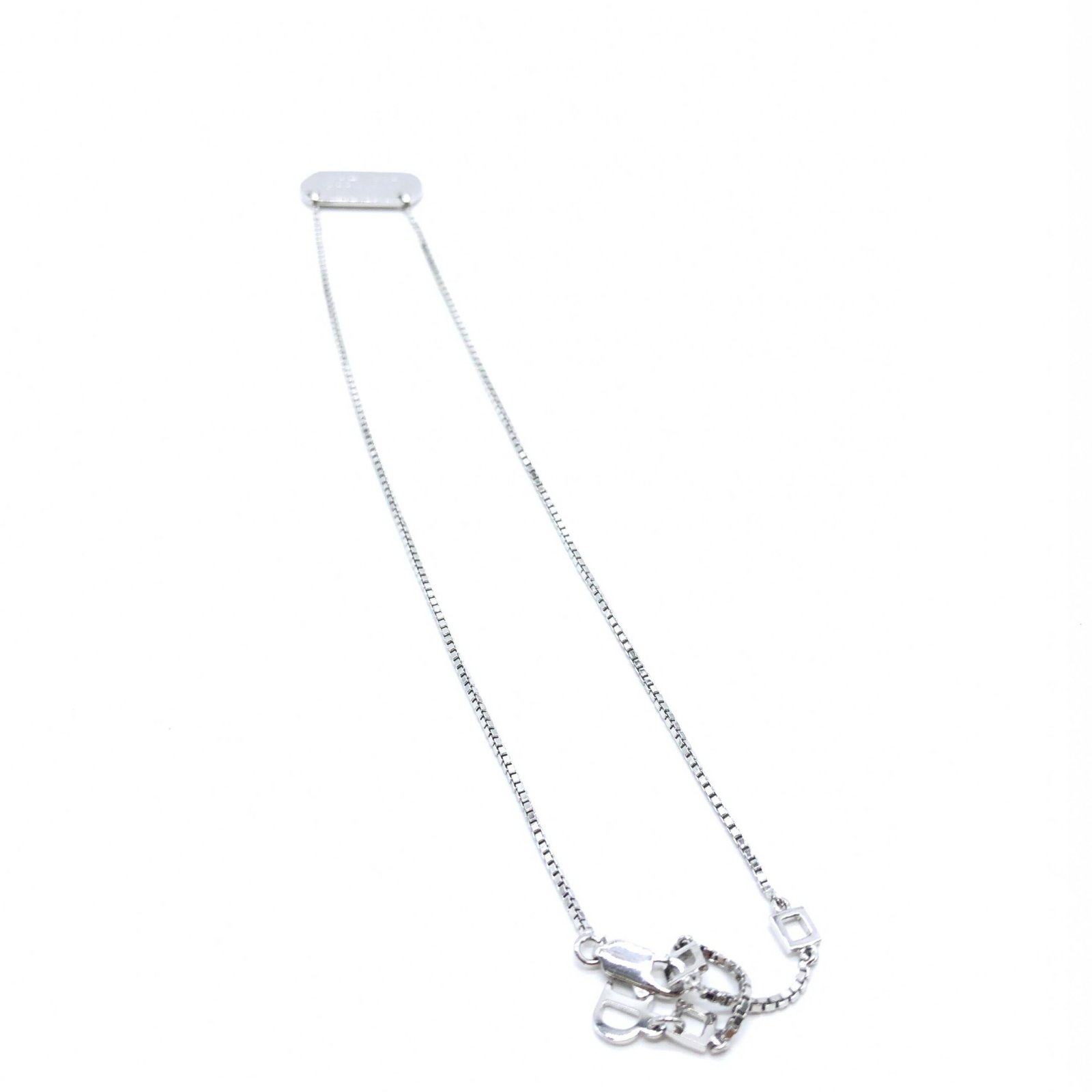 Dior 925 Sterling Silver Antique Art Deco Howard & Co. "Port" Necklace - Image 3