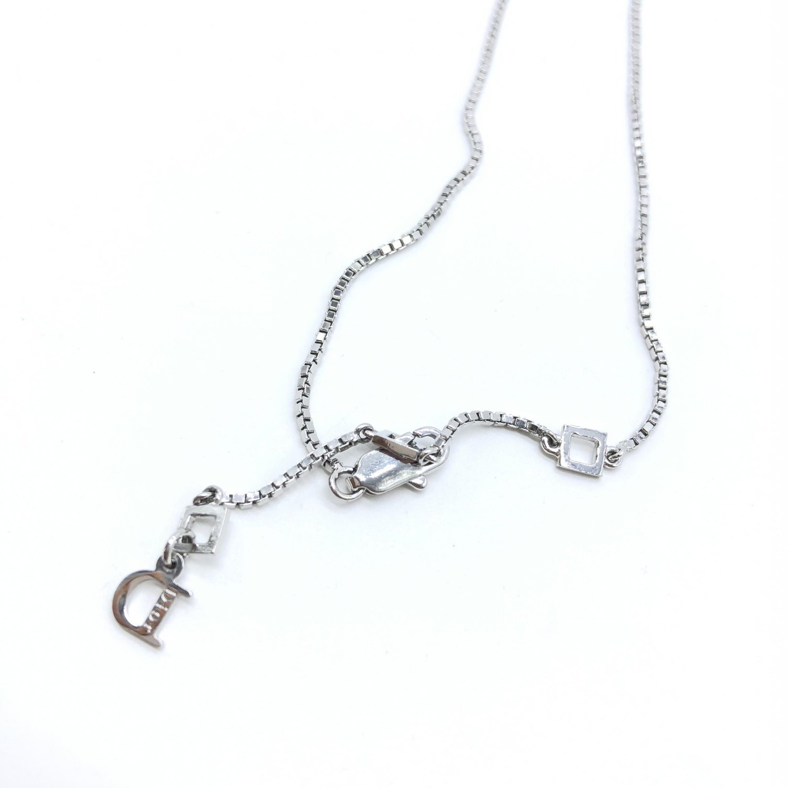 Dior 925 Sterling Silver Antique Art Deco Howard & Co. "Port" Necklace - Image 4