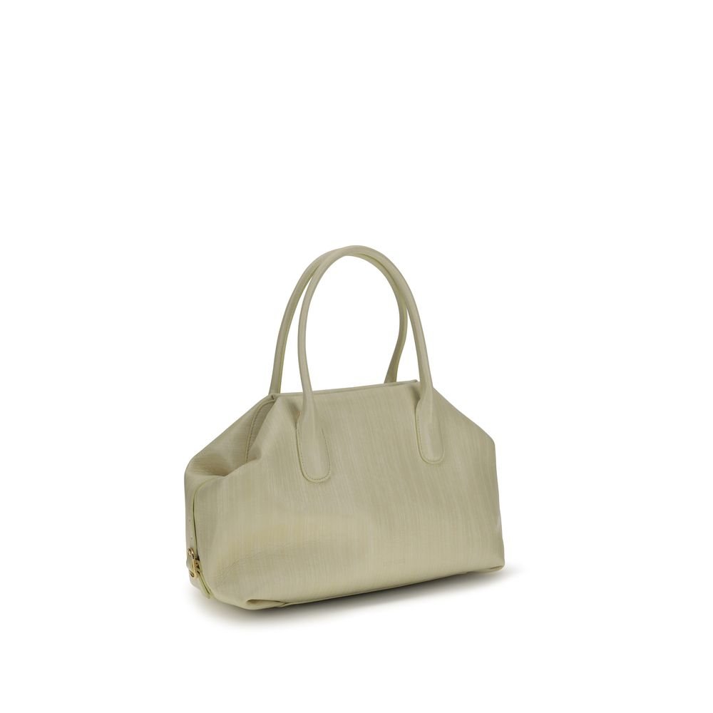 Beige Polyethylene Shoulder Bag - Image 2