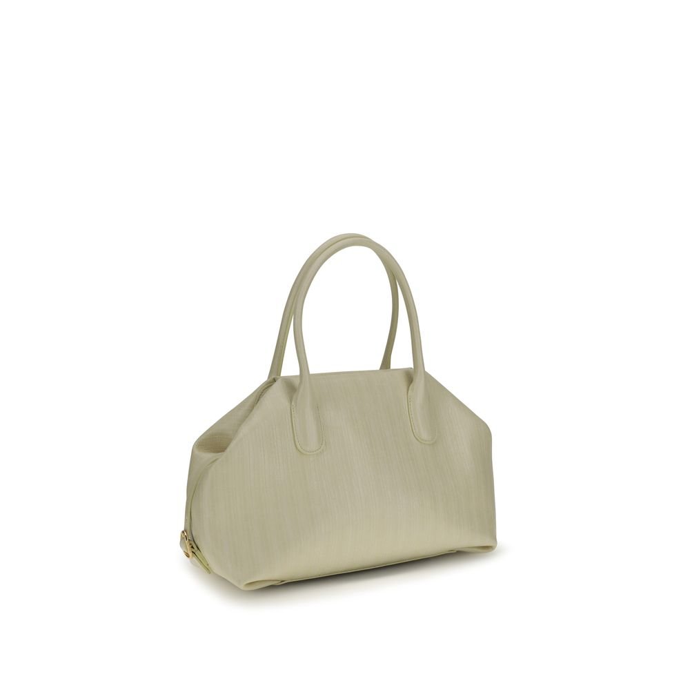 Beige Polyethylene Shoulder Bag - Image 3