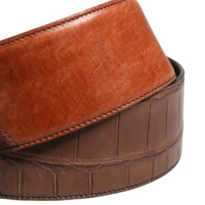 Brown Horse Velvet Leather Bag Accessory Shoulder Strap