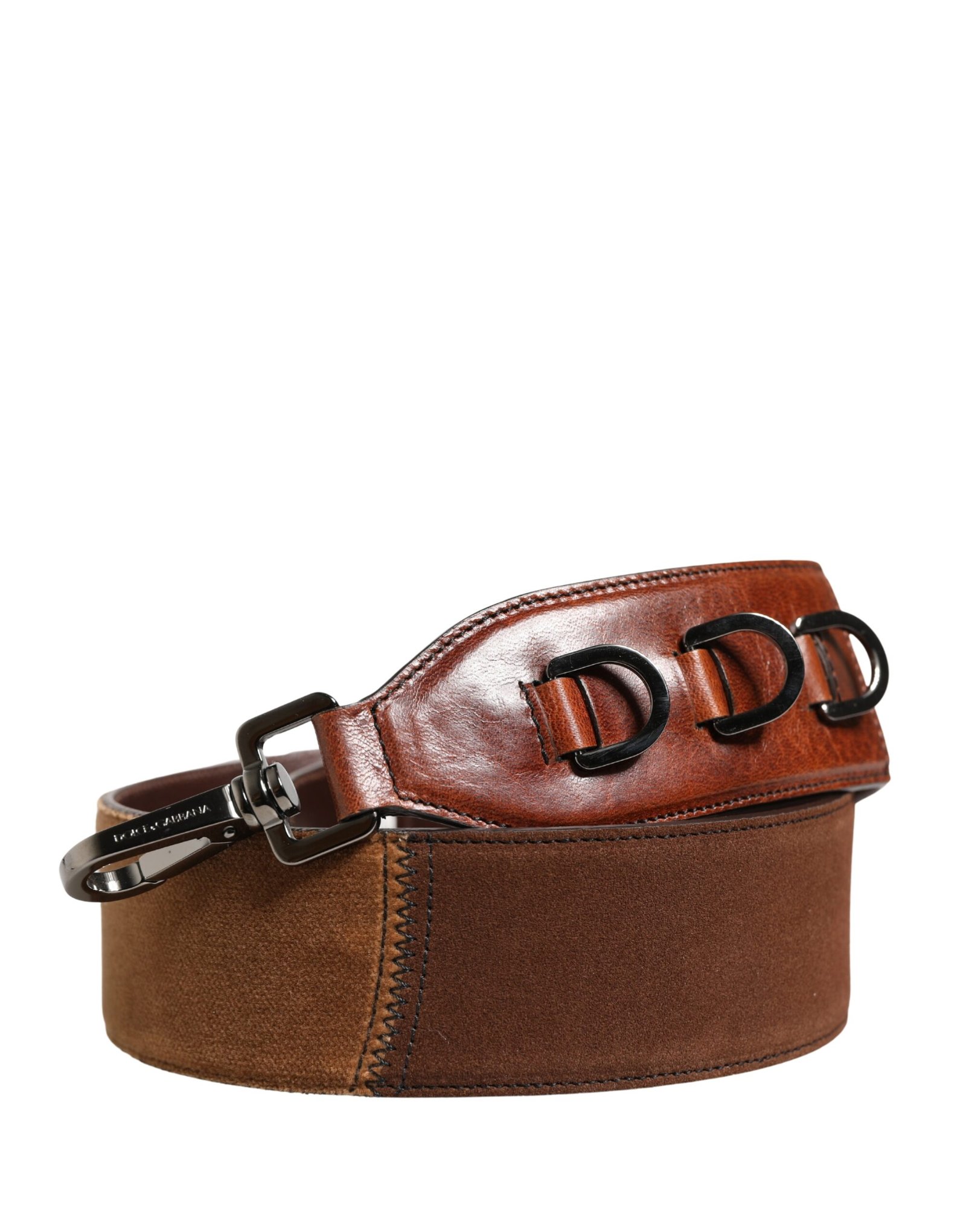 Brown Horse Velvet Leather Bag Accessory Shoulder Strap - Image 3