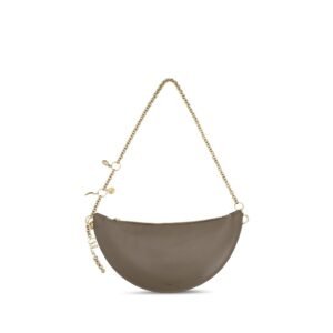 Gray Calf Leather Bos Taurus Shoulder Bag